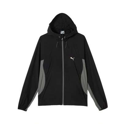 Puma 轻便连帽亲肤防风夹克，休闲户外跑步运动外套，男女通用，春秋季