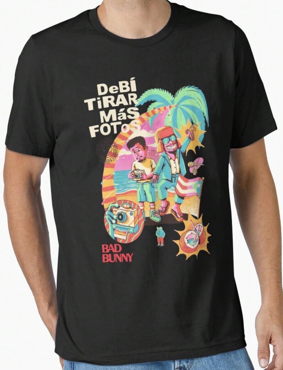 Art - Bad Bunnys Essential T-Shirt - Black - View 1