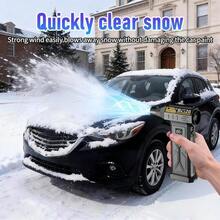 1pc Cordless Turbo Fan, Portable Personal Use Fan, Rechargeable Handheld Fan With Type-C Fast Charging, Large Capacity Battery, Digital Display, LED Lighting, Includes Multiple Adapters, Suitable For Home, Computer, Car, Cleaning, Black ABS Material, Fashionable And Compact Design! - High-quality Turbo Fan - View 5