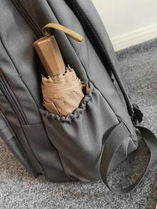 1pc Unisex Student Large Capacity Backpack, Suitable For School, Commuting, Holiday Gifts - Multicolor - View 4