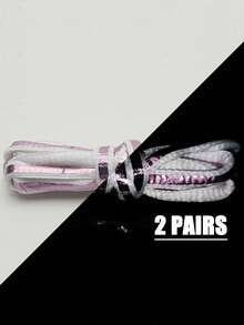 反光鞋带，可编织成手链，时尚运动鞋鞋带，个性化跑鞋替换鞋带 - 彩色 - 查看 7