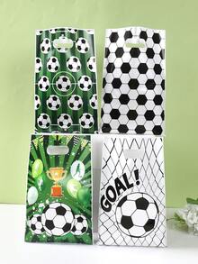 10/25/50pcs Football Themed Mixed Gift Bags, Football Themed Gift Packaging Bags, Tote Bags, Small Gift Bags, Football Sports Theme Birthday Party Supplies, Gift Wrapping Bags, Football Party Favors Bags, Football Fan Gathering Supplies, Football Event Supplies, Wedding Decorations, Baby Shower Favors, Bridal Shower Favors, Home Decor, Holiday Party Supplies - Football Mixed - View 4