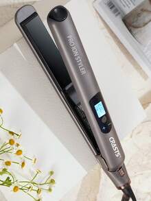 CRASTS 2-In-1 Straightening & Curling Hair Iron, Ceramic Flat Iron For Straightening, Curling, And Bangs, No Damage To Hair - Grey - View 11