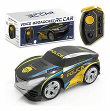 TendenciaJuguete Carros Control Remoto Con Luces Voz Para Niños Color NegroCalidad premium - Negro - Ver 6