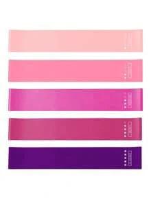 5件套专业足球训练带，带腿部拉力环 - 加厚高弹阻力带，适用于力量训练，可叠加设计，色彩鲜艳（黄、绿、蓝、红、黑） - 运动员和健身爱好者的理想礼物，运动配件，时尚设计，经久耐用 - 彩色 - 查看 5