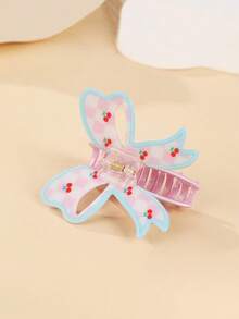 1pc Valentine's Day 3D Butterfly Claw Clip, Fashionable Hollow Fruit Print Hair Claw, Stylish And Versatile, Durable Hair Accessory, Non-Slip Hair Claw, Holiday Accessory Women Hair Accessories Fashion Hair Clips - Multicolor - View 3