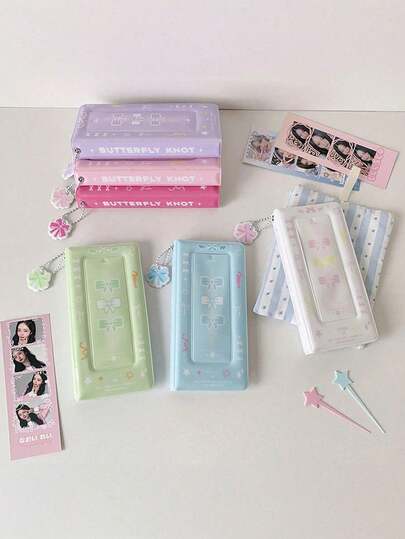 Multicolors Photo Booth Frame Photo Booth Album For Photos Strips Album 20 Pages Fit 40 Photos