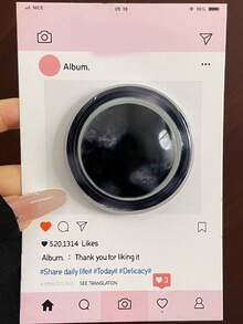 1个小众豹纹磁性气囊手机支架，个性化Magsafe背胶，强磁吸力，桌面支架配件，可伸缩倾斜式贴片，专为女性设计（需搭配磁性手机壳使用） - 彩色 - 查看 8