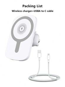 15W Gravity Sensing Wireless Car Charger, Compatible With Apple, , Android QI Standard Smartphones With Wireless Charging Function, For IPhone 8/X/11/12/13/14/15/16/17 Series Wireless Charger - A - View 11