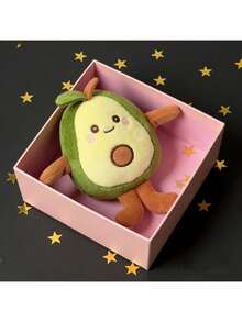 14cm Cute Avocado Plush Doll, Fruit Shaped Home Decor Plush Fruit Doll, Suitable As Gift For Friends, Valentine's Day, Party, Mother's Day - Multicolor - View 8