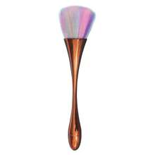 Portable Gold Mini Powder Brush Set, Including Foundation Brush, Concealer Brush, Blush Brush, Contour Brush, Bronzer Brush, Powder Brush - Multicolor - View 9