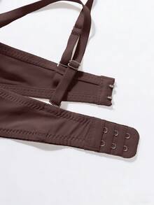 3件套女士纯色钢圈文胸，带可拆卸肩带（建议选大一码） - 彩色 - 查看 9