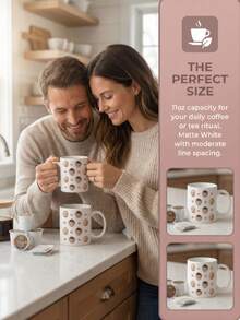 1个定制人脸马克杯，个性化照片咖啡杯，个性化宝宝/宠物肖像马克杯，个性化照片周年纪念马克杯，乔迁礼物，情人节礼物，周年纪念礼物，毕业礼物，母亲节礼物，父亲节礼物，送给爸爸/妈妈/奶奶/爷爷的理想礼物，适合家庭，厨房用具 - 粉紅愛款 - 查看 3