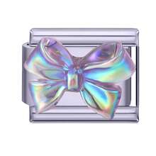 1pc Lavender Series DIY Modular Bracelet, Featuring Butterfly, Shell, Heart, Moon Elements, Rhinestone Design, Urban Casual Style, Essential For Christmas & Halloween, Autumn Tones, Local , Practical & Fashionable, Christmas Style, Charming Design, Stainless Steel Jewelry, Christmas Decor - M293579 M293580 - View 15