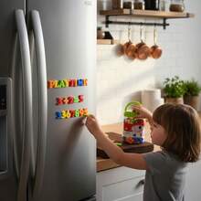 TendenciaA Imanes De Nevera, Juguetes Educativos Alfanuméricos DCalidad premium - 1 - Ver 5