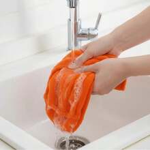 Magic Microfiber Broom Cloth For Dust-Free Floor Cleaning, Ideal For Porcelain And Wood, For Dry And Wet Use, Washable - Rỉ Nâu - Xem 2