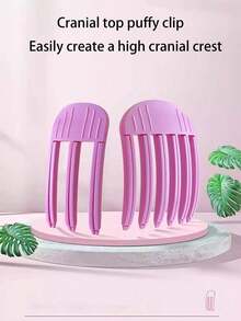 1pc/2pcs Unisex High-End Volumizing Hair Clips, Hair Root Volumizing Device For Tall Scalp, Bangs Styling Clip, Non-Damaging & Natural Voluminous, Volumizing Comb, Hair Root Volumizing Clip, Styling Tool For Men And Women - Multicolor - View 5