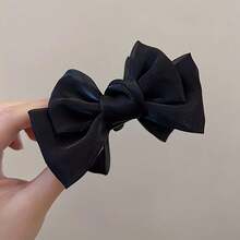 Elegant Knot Hairpin For A Bun, Popular Among Women, Perfect For High Ponytails And Adds Charm To Hairstyles With A Shark Clip. - 彩色 - 查看 4