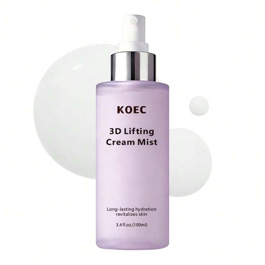 KOEC 3D提拉紧致保湿喷雾，面部保湿霜，补水亮泽精华喷雾，丰盈紧致，提升面部及颈部肌肤弹性 - 3D Lifting Cream Mist - 查看 1