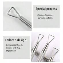 Stainless Steel Callus Care Tool Set, Cuticle Nipper, Dead Skin Remover, Nail Clipper, Manicure Tools With Storage Box, Suitable For Women And Men Nail Care - Silver - View 6