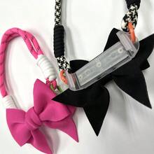 1pc Fashionable Phone Lanyard With Bow Tie And Clip, Suitable For Travel And Photography