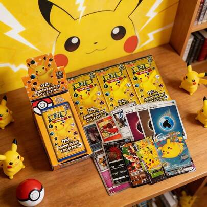 25-årsjubileumsutökning för traditionell kinesisk och traditionell kinesisk kortspel (Tarotkortsstil) - Samlarutgåva av TCG-kort, perfekt för animefans och kortsamlare som rekvisita till spelkvällar, perfekta presenter till nyår, alla hjärtans dag och påsk