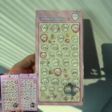 1pc Anime Cartoon Sticker, Cute Animal Kitten Sticker, Reusable Waterproof Sticker, DIY Craft Sticker, Suitable For DIY Phone Cases, DIY Sticker Notebooks, DIY Crafts, Laptops, Gift Packaging, Party Decoration, Perfect Holiday Gift, Gifts For Fans And Friends(Random Style) - Multicolor - View 6