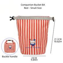 Bolsa de almacenamiento de viaje, cubo de embalaje de compresión portátil y manual, organizador de ropa y equipaje de gran capacidad, bolsa de aseo y maquillaje de viaje, decoración de habitación de maquillaje - Multicolor - Ver 17