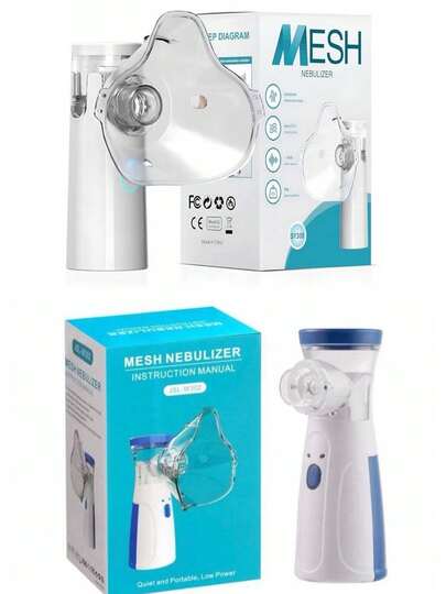 Nebulizador Inalador Portátil para Crianças e Adultos Nebulizador Ultrassônico de Baixa Densidade
