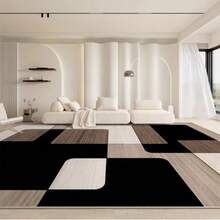 1 tấm thảm hình học, thảm phòng khách, thảm đầu giường phòng ngủ, thảm bàn sofa, thảm trang trí phòng chơi game, thảm trang trí, trang trí phòng ngủ, thảm nhỏ, thảm trải sàn, trang trí nhà cửa, thảm phòng khách, thảm nhỏ phòng khách, thảm phòng ngủ, trang trí nhà cửa phòng khách, thảm ngoài trời, thảm có thể giặt (Giao hàng gấp gọn) - Nhiều màu - Xem 3