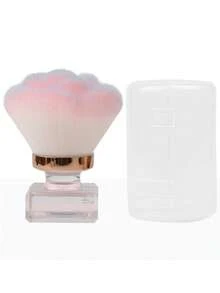 粉玫瑰软毛美甲刷，艺术除尘刷，集尘刷，腮红粉刷，美妆美甲刷清洁工具，适用于亚克力指甲 - 彩色 - 查看 10