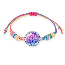 1pc Trending Rainbow Bracelet, KPOP Idol Group Soft Clay Slice Expandable Bracelet, Boho Beaded Chain - Multicolor - View 9