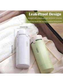 4 In 1 Travel Bottles For Toiletries - Refillable, Leak Proof, Portable Containers For Shampoo Lotion Conditioner Cream - Transparent With Scale And Label - For Business Trips Gym Camping (Green) - 綠色 - 查看 6