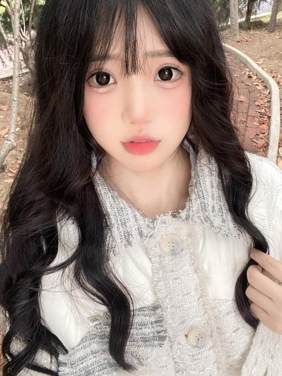 Bộ 2 kính áp tròng màu đen tự nhiên, đường kính 14.5mm, kính áp tròng thẩm mỹ, thích hợp sử dụng quanh năm. - Dùng một lần hàng năm - Xem 1