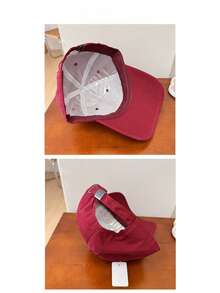 Baseball Caps - Wine Red - View 2