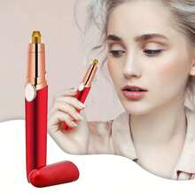 1pc New Electric Eyebrow Trimmer, Lipstick Eyebrow Trimmer, USB Rechargeable, Women's Household Hair Remover, Mini Shaver Eyebrow Trimmer, Portable Facial Hair Remover Eyebrow Pencil New - Multicolor - View 6