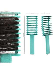 1pc Curl Defining Vented Hair Brush, Shaping And Styling Brush For Curly Hair, Detangling Brush For Wet Or Dry Hair, Suitable For All Hair Types ,Hair Styling Kit ,Hair Tool For Barber Salon Home Beauty Travel Essential,Hair Products,Hair Cares, Hair Brush Hair Accessories - Multicolor - View 3
