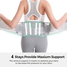 Đai hỗ trợ eo, thích hợp cho trang phục thể thao hàng ngày. - Nhiều màu - Xem 9