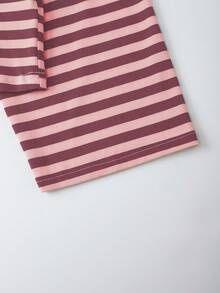 QUNGIGU Women's Long Sleeve Casual Round Neck Basic Blouse, Loose & Comfortable, Autumn - Dusty Pink - View 5