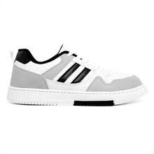 Men's Casual Street Sneakers, Premium Skater Line, Comfortable, New Release, Fast Shipping. - 白色 黑色 - 查看 3