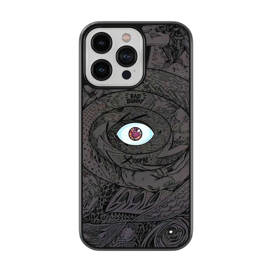 Funda para Celular todos Bad Cantante Famoso Bunny Moda 10 - Negro - Ver 1