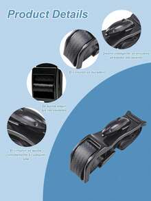 1 szt. Regulator pasa bezpieczeństwa dla kobiet w ciąży, uniwersalne przedłużenie do dekompresji brzucha, pas podtrzymujący brzuch, wielokrotnego użytku do jazdy samochodem w późnej ciąży - pas bezpieczeństwa - Zobacz 4