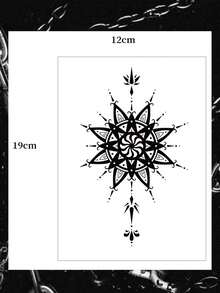 وشم مؤقت بنقش زهرة عباد الشمس الأنيق، وشم كاذب واقعي للبالغين، مقاوم للماء وطويل الأمد، يمكن تغطية الندوب والجروح، يضيف إحساسًا فنيًا للبشرة، مناسب لوشم الزهور على الخصر والذراعين، سهل التطبيق والإزالة، مصنوع يدويًا - الأسود - مشاهدة 4