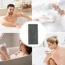 Japanese Style Exfoliating Bath Towel, Shower Brush, Back Scrubber, Exfoliating Pumice Bath Sponge, Unisex Daily Care Towel, Bathroom Accessories - Multicolor - View 7