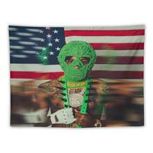 Rapper YoungBoy Personal Art USA Polyester Flag For Outdoor Or Indoor - Never Broke Again American Single Sided Flag For College Dorm Room Bedroom Men Cave - Wall Rap Music Decorations For Boys Or Girls - 白色 - 查看 1