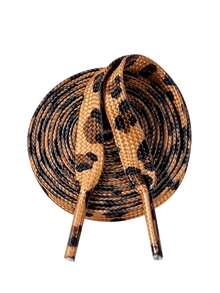 一双豹纹扁平鞋带，动物纹替换鞋带，适用于运动鞋、帆布鞋和休闲鞋，耐用梯形鞋带设计，男女通用，防撕裂，休闲百搭，10种尺码可选，休闲鞋，时尚鞋带，防撕裂材质，高品质鞋带，男士运动鞋，女士鞋，鞋子，春夏精选，伴娘礼物，房间，卧室装饰，海滩，旅行，男士，女士，度假 - 彩色 - 查看 2