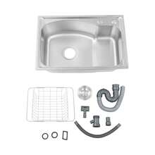 YUNRUX Kitchen Sinks - Silver - View 7