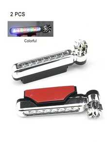 2个装汽车LED日间行车灯风力驱动LED泛光灯辅助照明摩托车灯汽车日间前大灯 - 2pcs - 查看 11