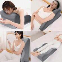 Almohada Grande Cuña Cojín Ortopédica Antireflujo Ajustable - Negro - Ver 10