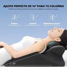 Almohada Grande Cuña Cojín Ortopédica Antireflujo Ajustable - 1 - Ver 5